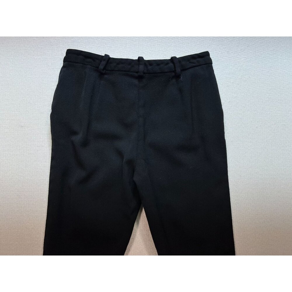 Lauren Ralph Lauren Women's Slim Fit Wool Chino Pants Stretch Size 4P Black - Picture 8 of 9